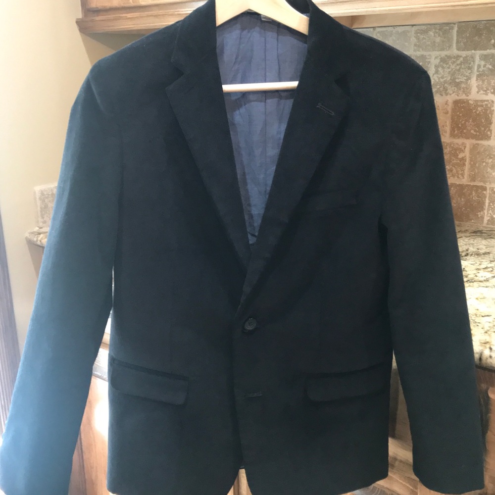 Boys Black couduroy  blazer